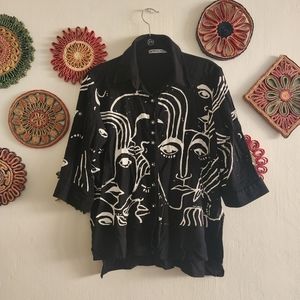 Maricruz Face Linen Shirt